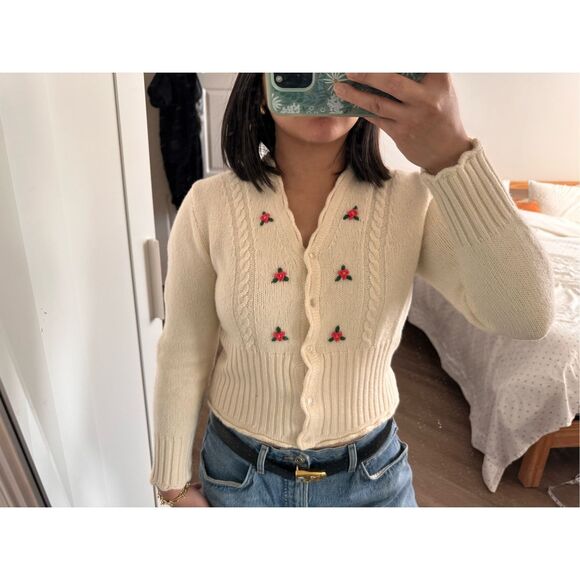 SOLD Rouje wool cardigan - Picture 8 of 8